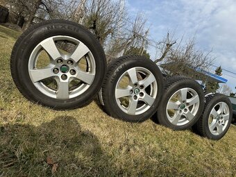 Originál alu kola Škoda Sprint - TOP stav, letní pneu - 3