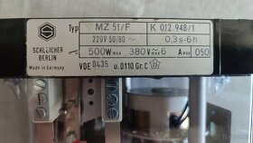 Schleicher Berlin, Typ MZ 51/F, TIMER RELAY - 3