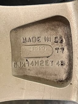 Alu kola ŠKODA R14 5x100 - 3