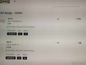 Ikea Besta - skrinky - 3