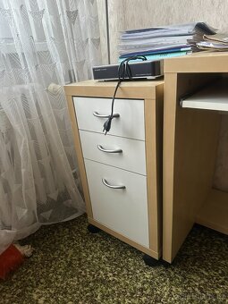Počítačový stolek včetně šuplíkového kontejneru - 3