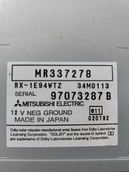 Mitsubishi autoradio - 3