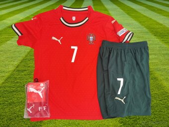 RONALDO reprezentačný dres Portugal 2025 105-135cm - 3