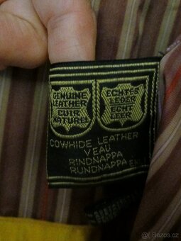 VINTAGE DÁMSKÉ KOŽENÉ SAKO - 3