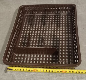 příborník organizér na příbory hnědý - 3