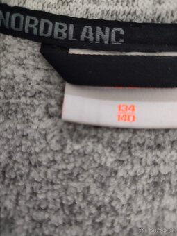 Funkční chlapecká  teplá mikina zn. Nordblanc,, vel. 134-140 - 3