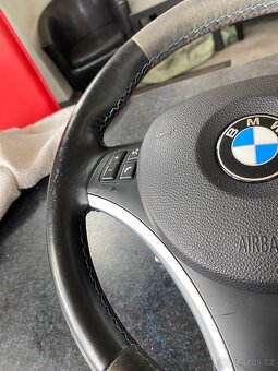 Sportovní volant BMW e87/e90 alcantara-kůže - 3