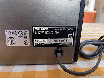 Kazetový deck Sharp - 3
