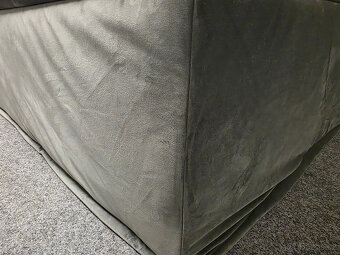 Nová boxspring postel semiš 180x200 cm - 3