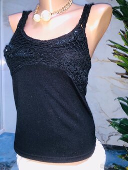 cerny # top# tilko# pletene # spolecensky# letni - 3