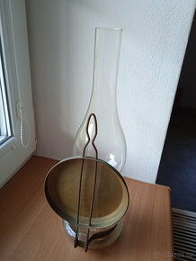 Prodám levně starou petrolejovou lampu k zavěšení - 3