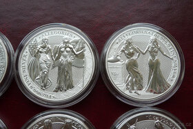 6x 1 oz stříbrná mince Germania Mint Allegorie 2019-2023 - 3
