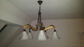 Závěsný 5-ti ramenný lustr lampa osvětlení Massive - 3
