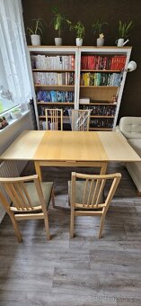 IKEA jídelní stůl masiv + 4 židle - 3