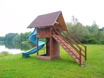 Ubytování u rybníka v chatě nebo karavanu - 3