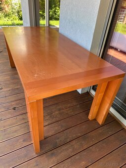 Velky jidelni stul 90x205 az pro 8 osob. - 3