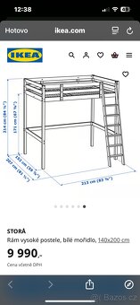IKEA STORÅ – bílá, jako nová - 3