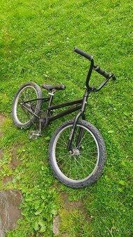 BMX kolo custom, černo stříbrné 20" - 3
