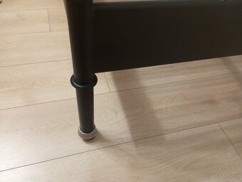 kovová postel 140x200 - rám + rošty - 3