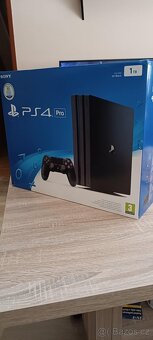 PS 4 pro 1TB 2 ovladače 11 her - 3
