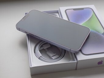   APPLE iPhone 14 256GB Purple - ZÁRUKA - TOP STAV - 3
