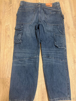 Pracovní džíny zn. Strauss vel.56 - 3