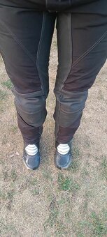 Pánské moto kalhoty textil-kůže - 3
