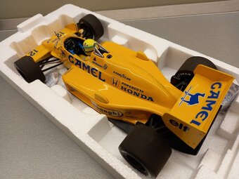 F1 LOTUS HONDA 99T MONACO 1987 AYRTON SENNA MINICHAMPS 1:18 - 3