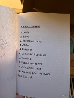 Sada na handpoke tetování - 3