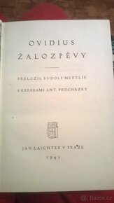 Ovidius, Žalozpěvy rok 1943 - 3