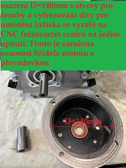 MF-70 sada na přestavbu na čtyřtaktní motor 7,5hp ,VIDEO - 3