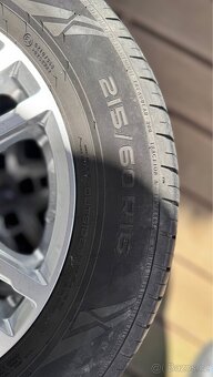 Disky s koly 215/60 R16 DEZENT letni - 3