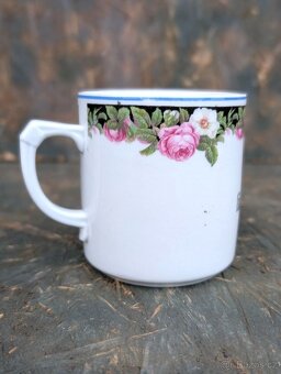 Vintage porcelánový hrnek. Milé mamince. - 3