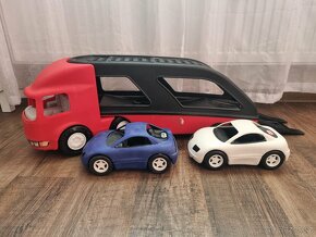 Little Tikes Tahač s návěsem pro přepravu aut - 3