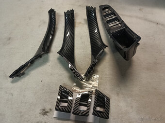 madlo rukojeť pro BMW F10 a F11 - Carbon style - 3