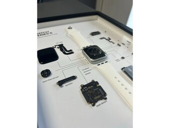Zarámované Apple Watch Series 6 40mm - (A4)(Silver) - 3