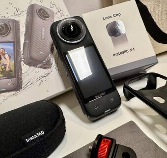 nsta360 X4 kamera + příslušenství, 256GB karta, faktura - 3