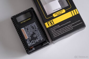 FUJIFILM baterie NP-W126s + Nabíječka Nitecore Dual Slot USB - 3