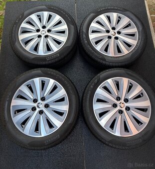 ☀️Orig. Alu škoda Superb “Drakon” 215/55/17 letní pneu - 3