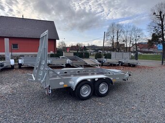 Přívěsný vozík 300x150cm, 2700kg, rampa - 3