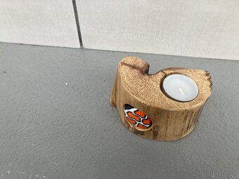 Dřevěný svícen - 3