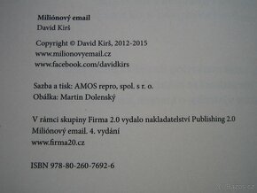 Miliónový email (D. Kirš) - kniha - 3