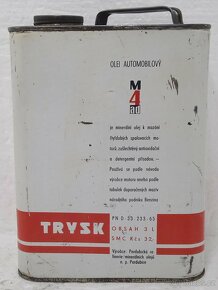 TRYSK M4ad Benzina - Retro plechovka - ČSSR - 3