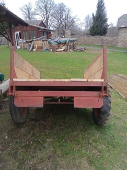 Prodám hydraulicky sklápěcí káru za traktor - 3