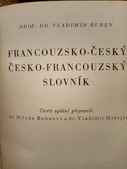 Slovník francouzsko - český a česko - francouzský - 3