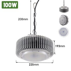 Průmyslová LED světla HIGH BAY(lampa,reflektor). - 3