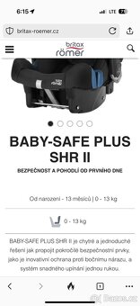Autosedačka/ vajíčko Britax - 3