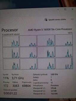 Herní PC AMD Ryzen 5, GTX 1660 - 3