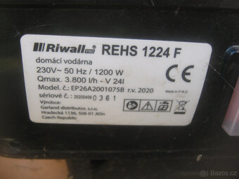 Prodám starší domácí vodárnu RIWAL REHS 1224 F. - 3