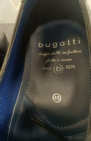 Nové pánské kožené polobotky Bugatti vel.48 - 3